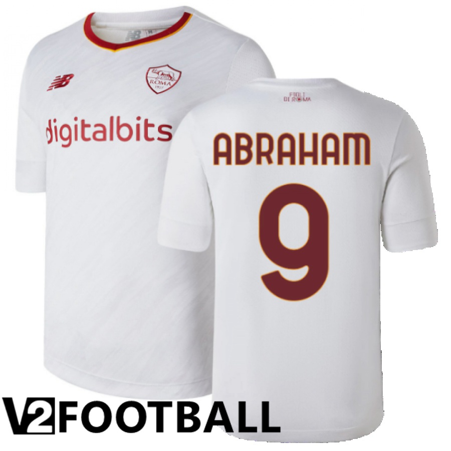 AS Roma (Abraham 9) Away Shirts 2022/2023