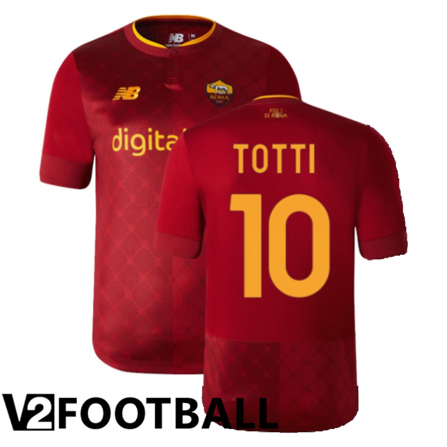 AS Roma (Totti 10) Home Shirts 2022/2023