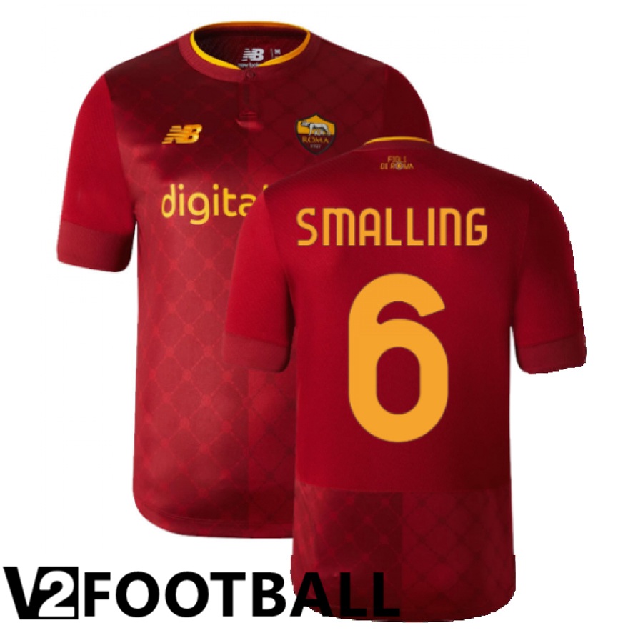 AS Roma (Smalling 6) Home Shirts 2022/2023