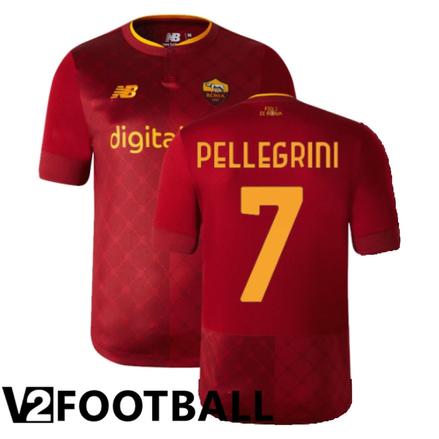 AS Roma (Pellegrini 7) Home Shirts 2022/2023