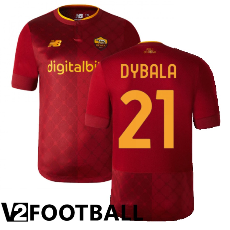 AS Roma (Dybala 21) Home Shirts 2022/2023