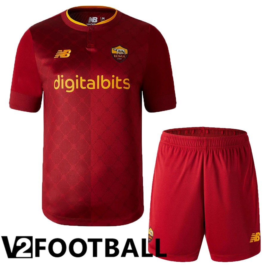 AS Roma Kids Home Shirts 2022/2023