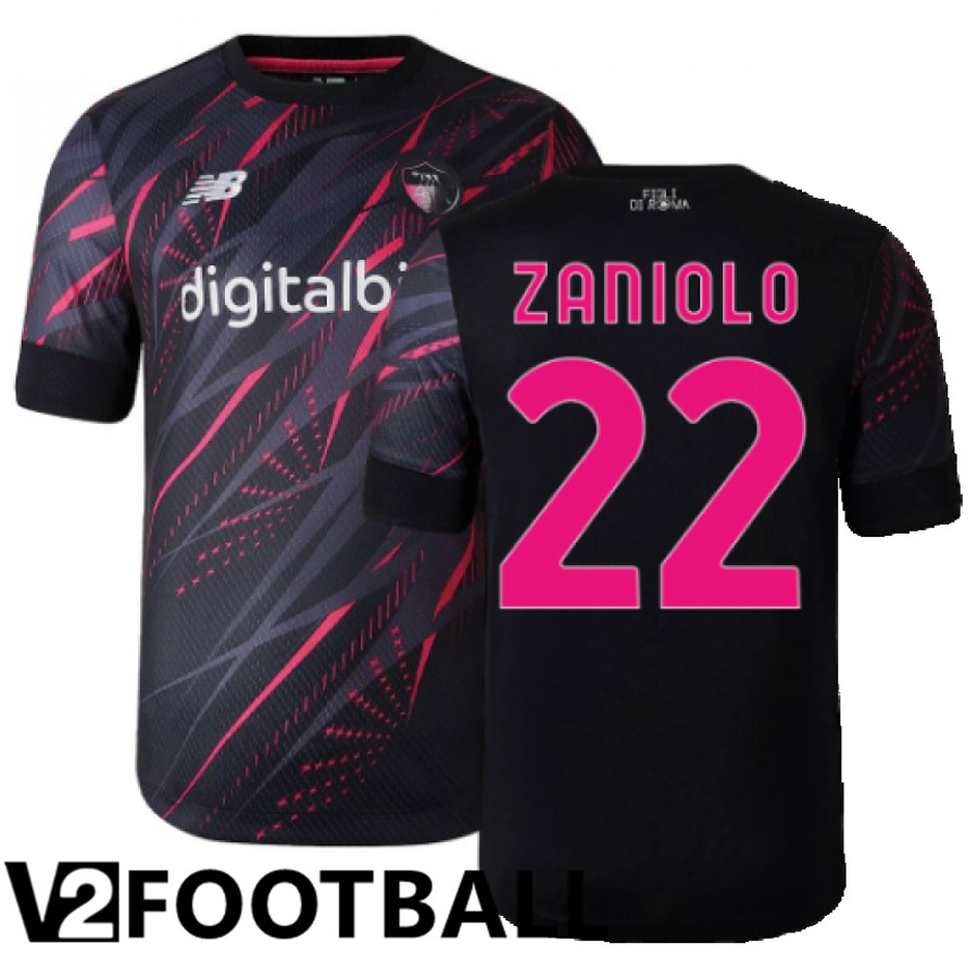 AS Roma (Zaniolo 22) Third Shirts 2022/2023
