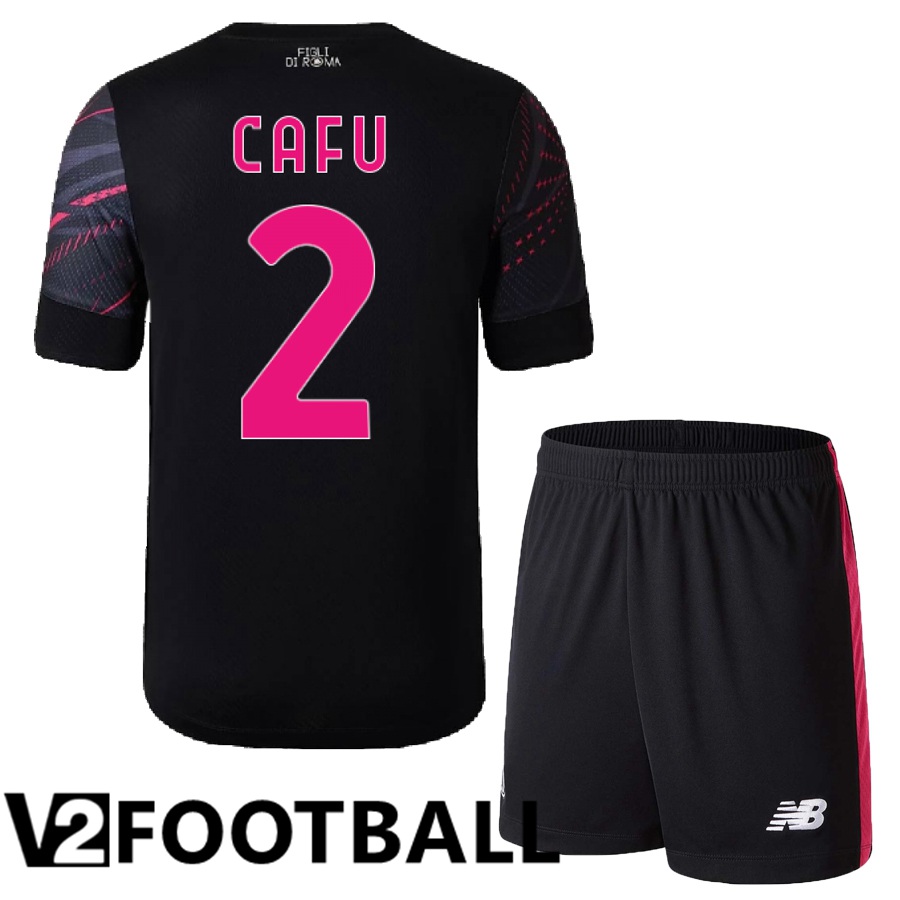 AS Roma (Cafu 2) Kids Third Shirts 2022/2023