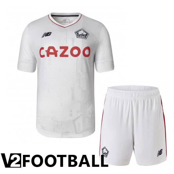 Lille OSC Kids Away Shirts White 2022/2023