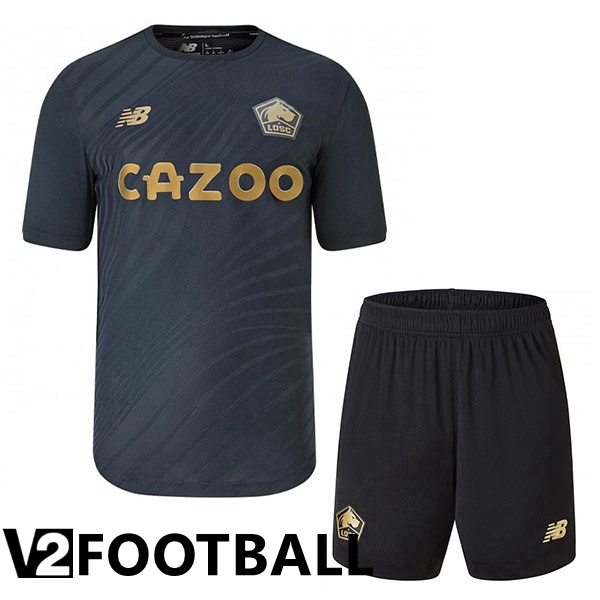 Lille OSC Kids Third Shirts Black 2022/2023