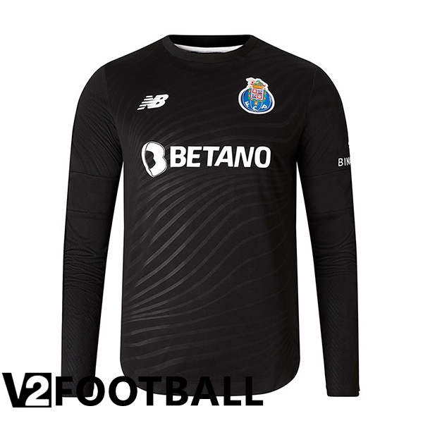 FC Porto Shirts Goalkeeper Long Sleeve Black 2022 2023