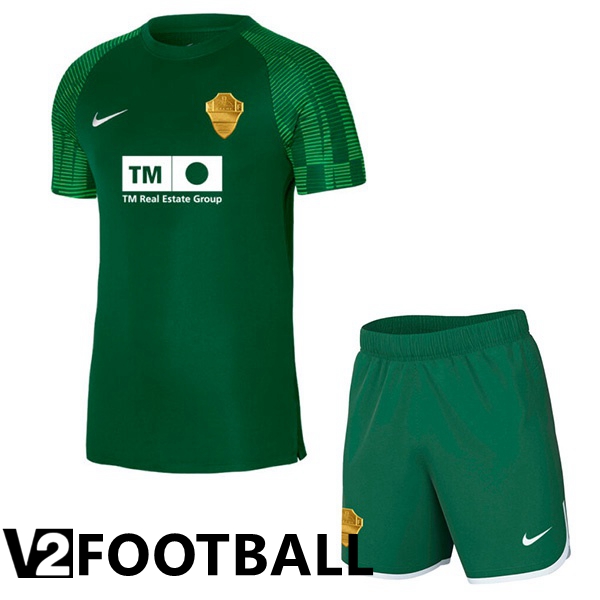 Elche CF Kids Away Shirts Green 2022/2023