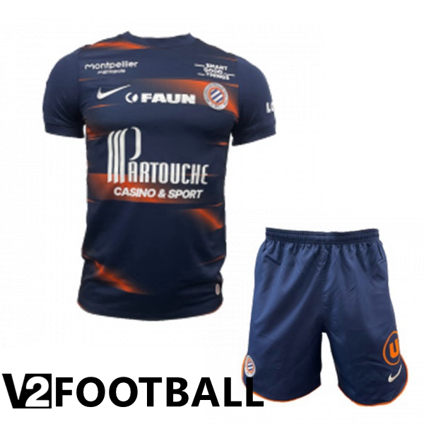 Montpellier HSC Kids Home Shirts Black 2022/2023