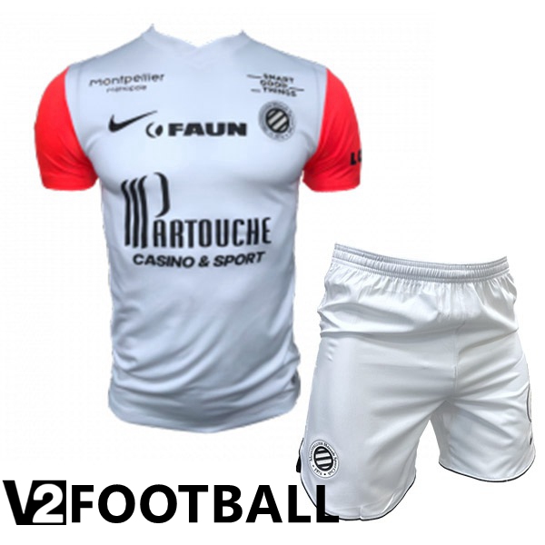 Montpellier HSC Kids Away Shirts Grey 2022/2023