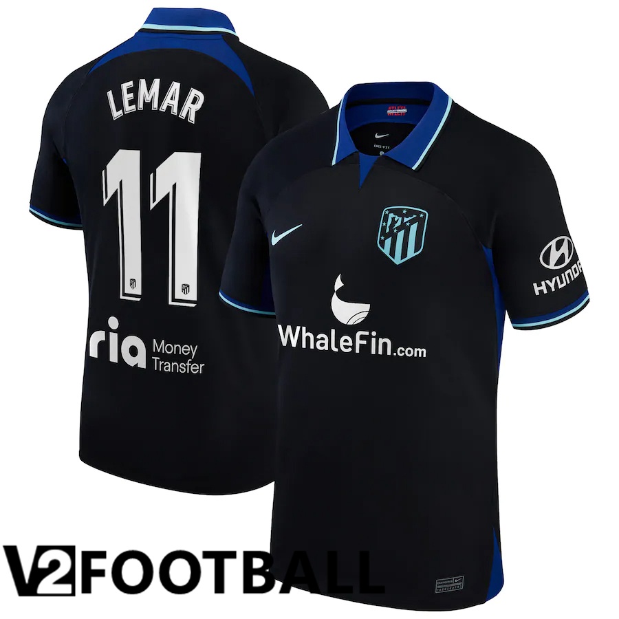 Atletico Madrid (Lemar 11) Away Shirts 2022/2023