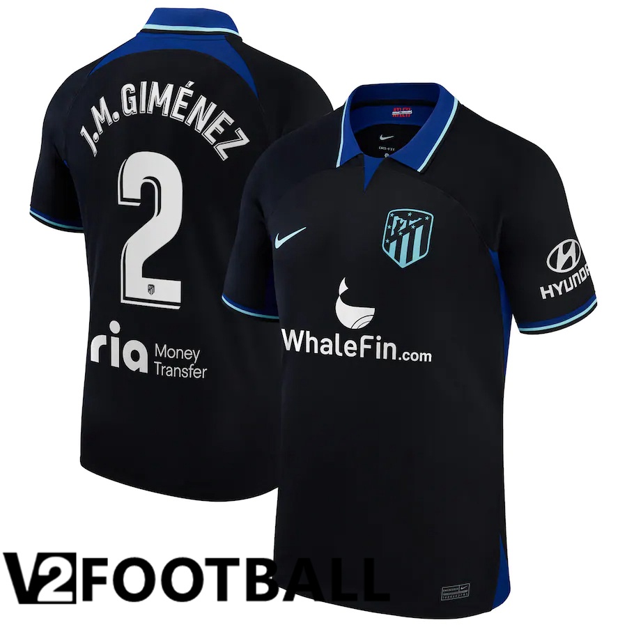 Atletico Madrid (J.M.Giménez 2) Away Shirts 2022/2023