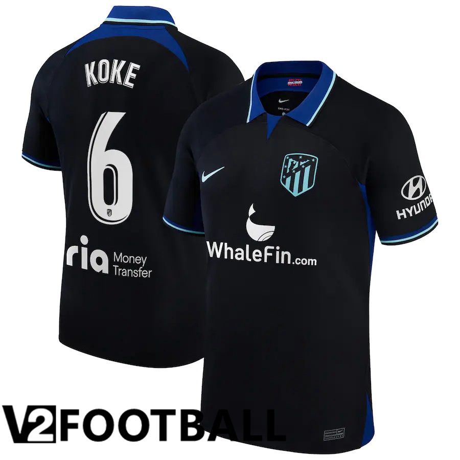 Atletico Madrid (Koke 6) Away Shirts 2022/2023