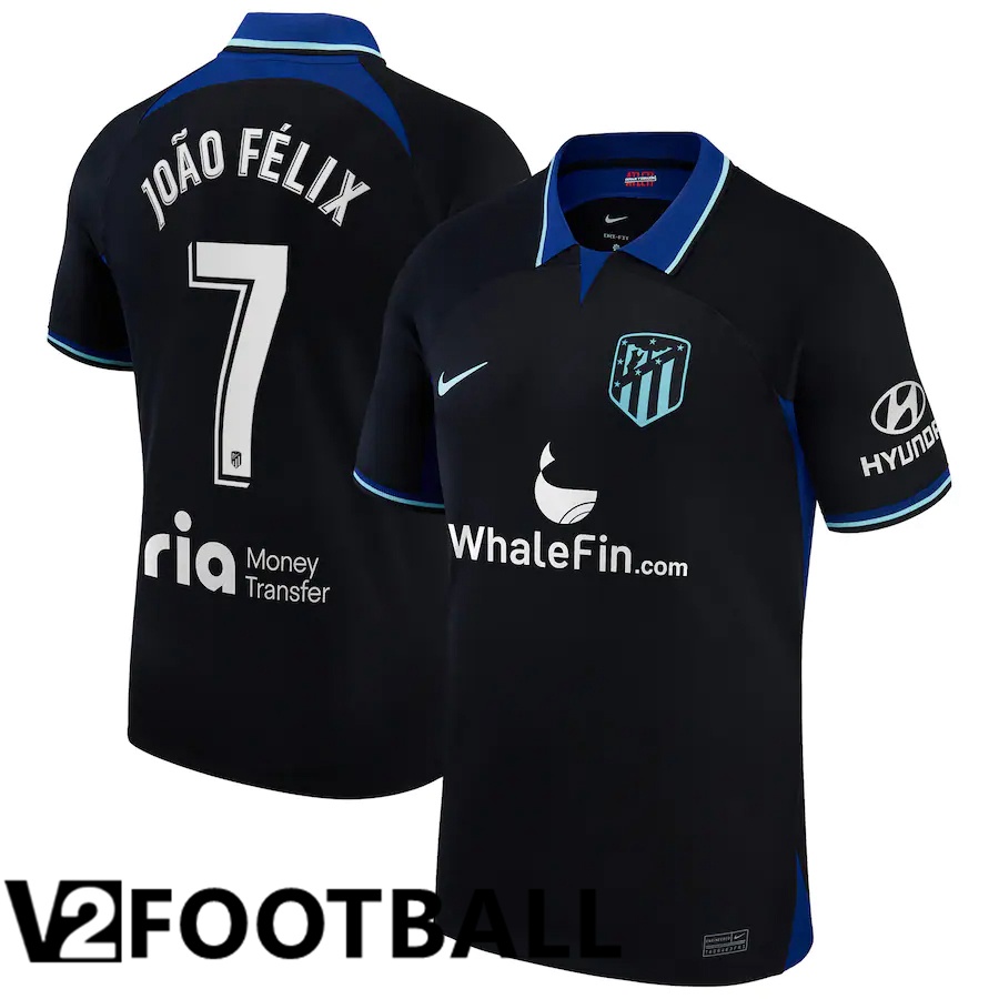 Atletico Madrid (João Félix 7) Away Shirts 2022/2023