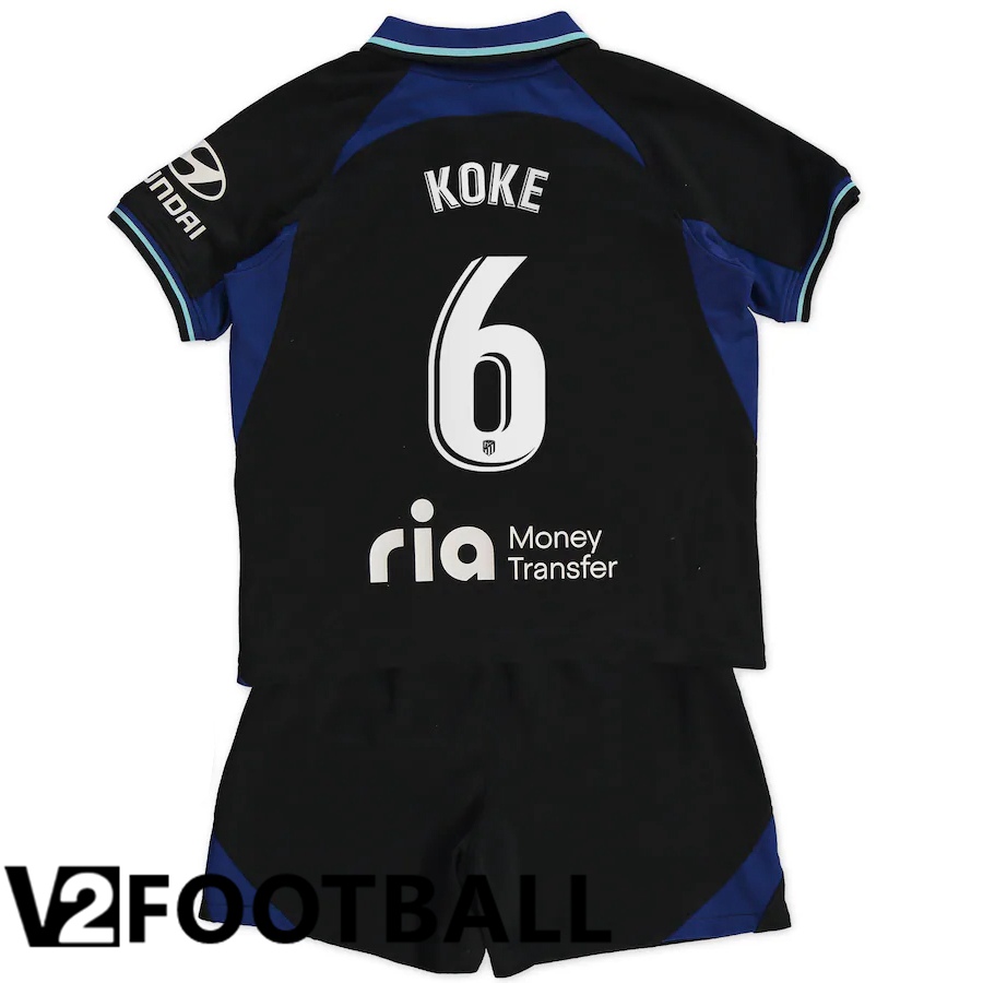 Atletico Madrid (Koke 6) Kids Away Shirts 2022/2023