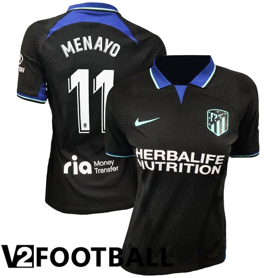 Atletico Madrid (Menayo 11) Womens Away Shirts 2022/2023