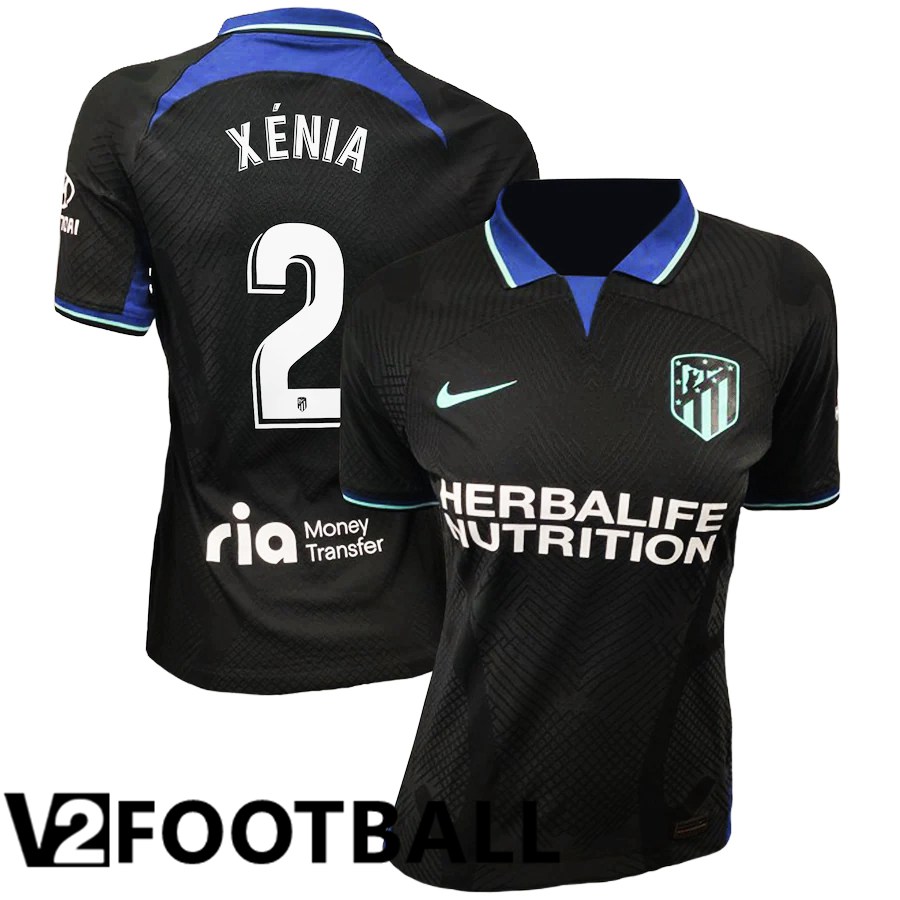 Atletico Madrid (Xénia 2) Womens Away Shirts 2022/2023