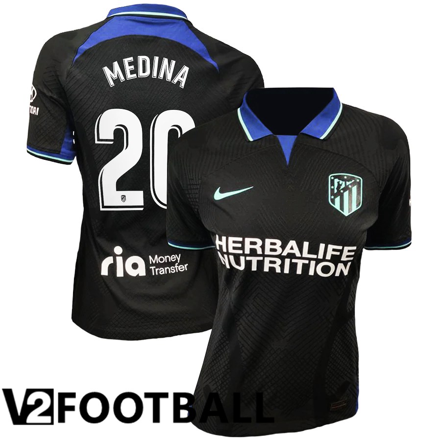 Atletico Madrid (Medina 20) Womens Away Shirts 2022/2023