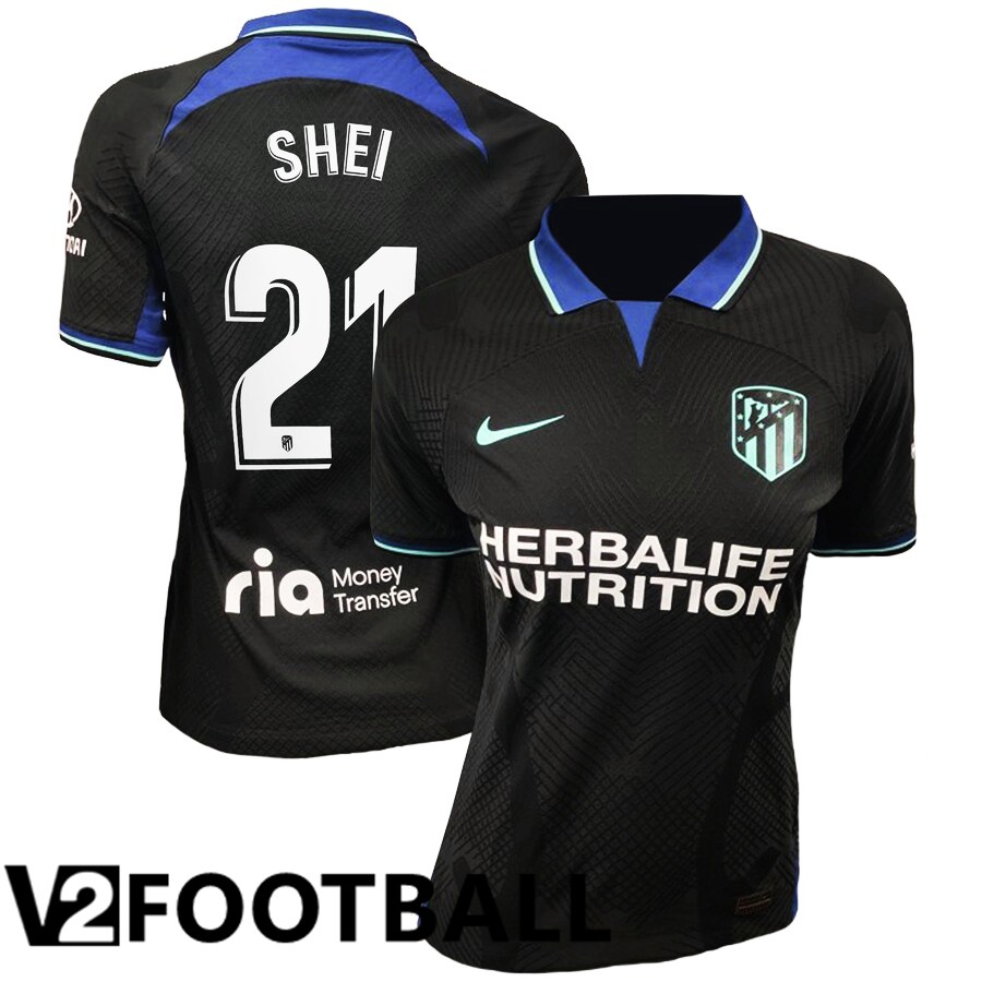 Atletico Madrid (Shei 21) Womens Away Shirts 2022/2023