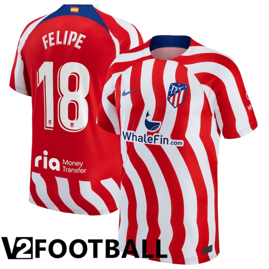 Atletico Madrid (Felipe 18) Home Shirts 2022/2023