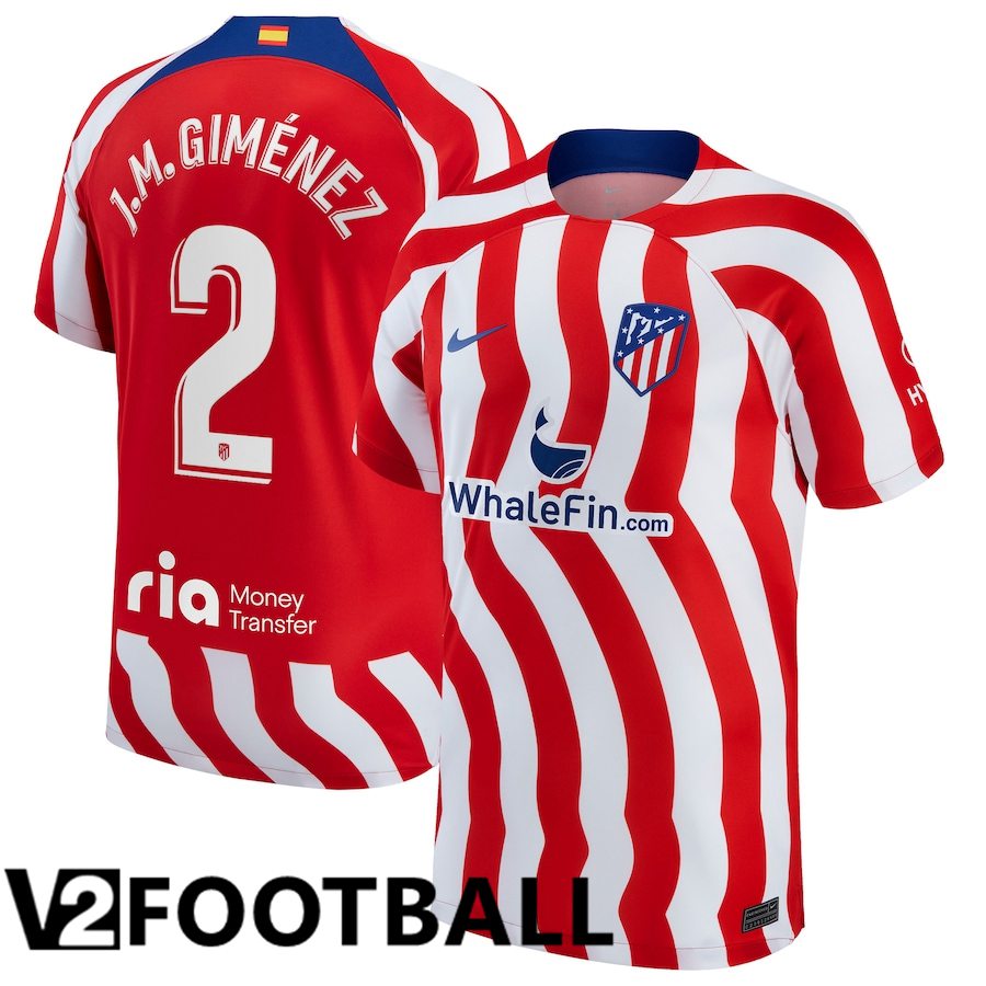 Atletico Madrid (J.M.Giménez 2) Home Shirts 2022/2023