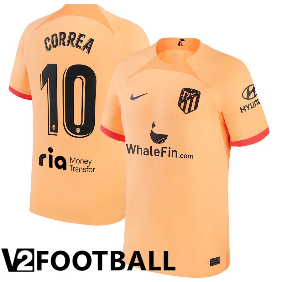 Atletico Madrid (Correa 10) Third Shirts 2022/2023