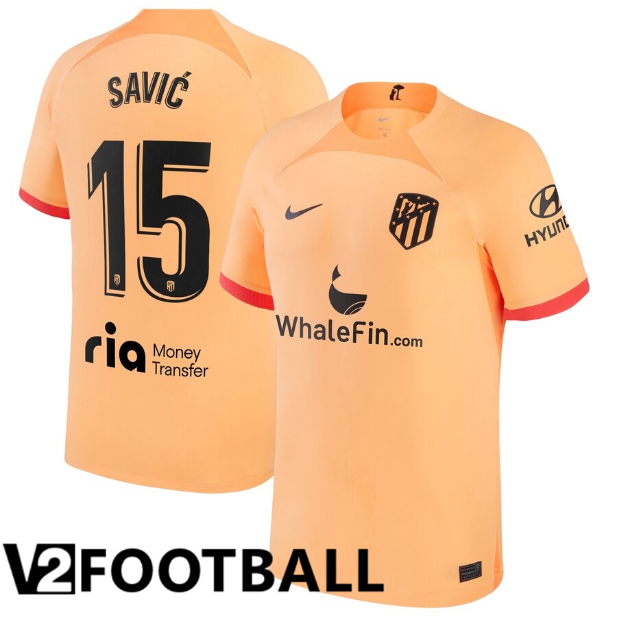 Atletico Madrid (Savić 15) Third Shirts 2022/2023