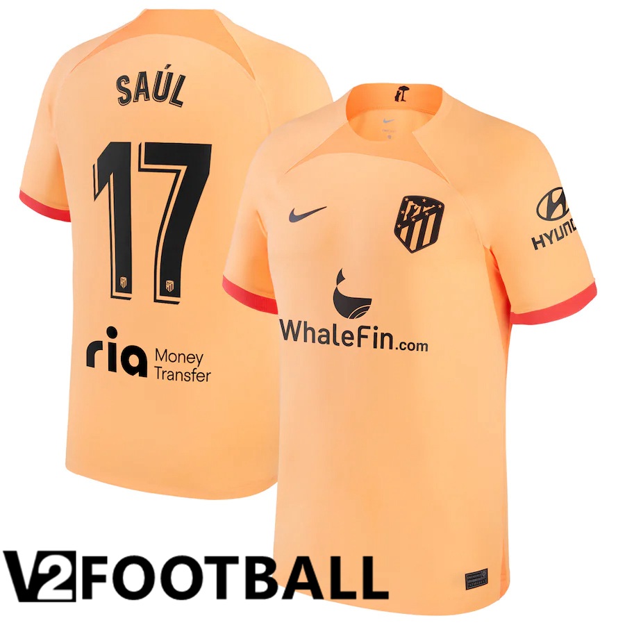 Atletico Madrid (Saúl 17) Third Shirts 2022/2023
