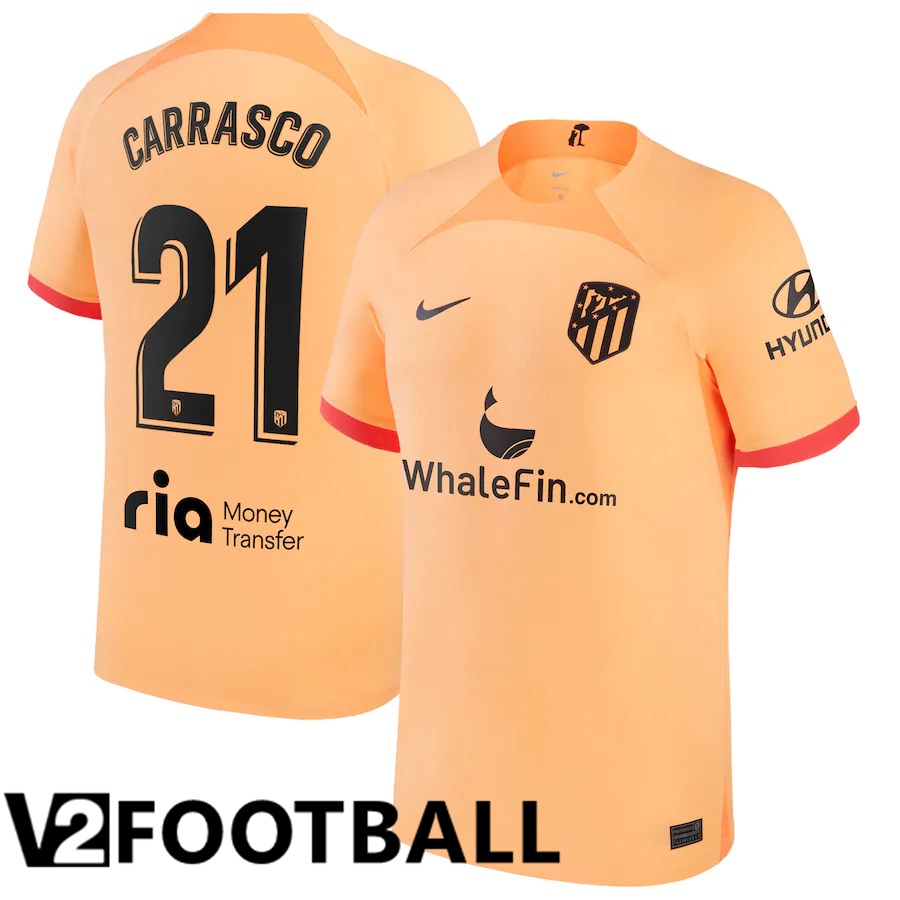 Atletico Madrid (Carrasco 21) Third Shirts 2022/2023