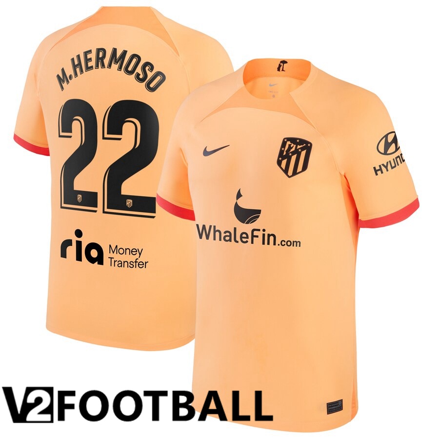 Atletico Madrid (M.Hermoso 22) Third Shirts 2022/2023