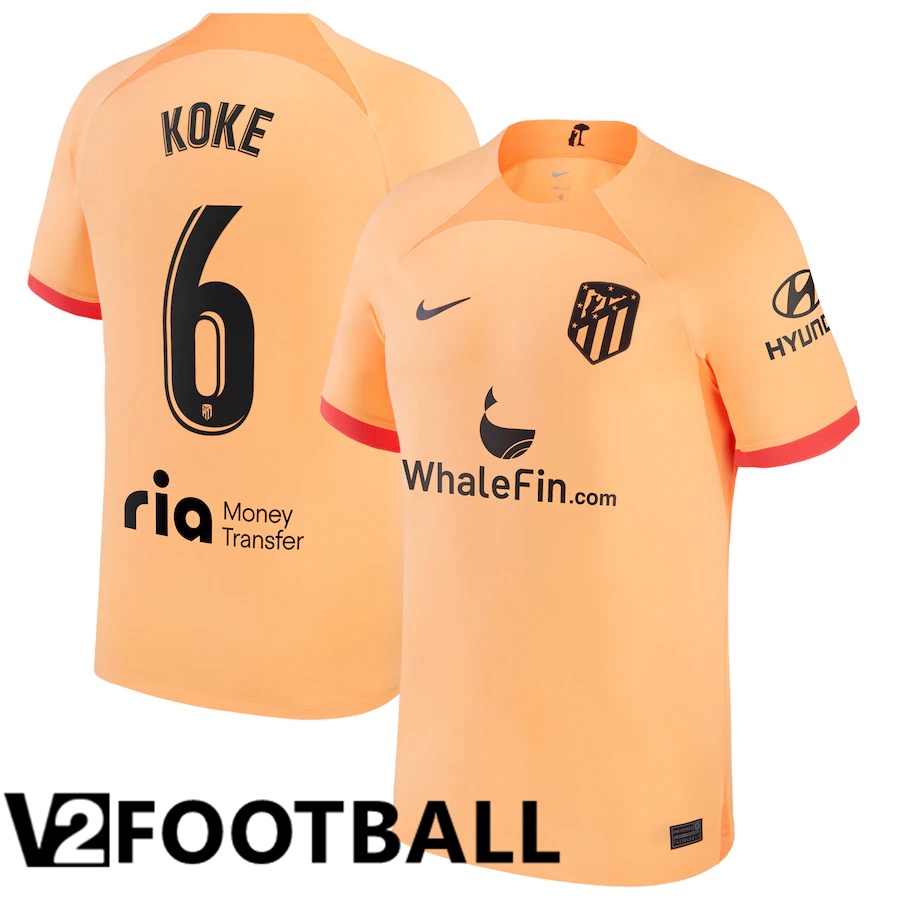 Atletico Madrid (Koke 6) Third Shirts 2022/2023