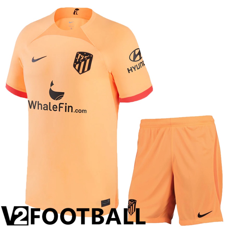 Atletico Madrid Kids Third Shirts 2022/2023