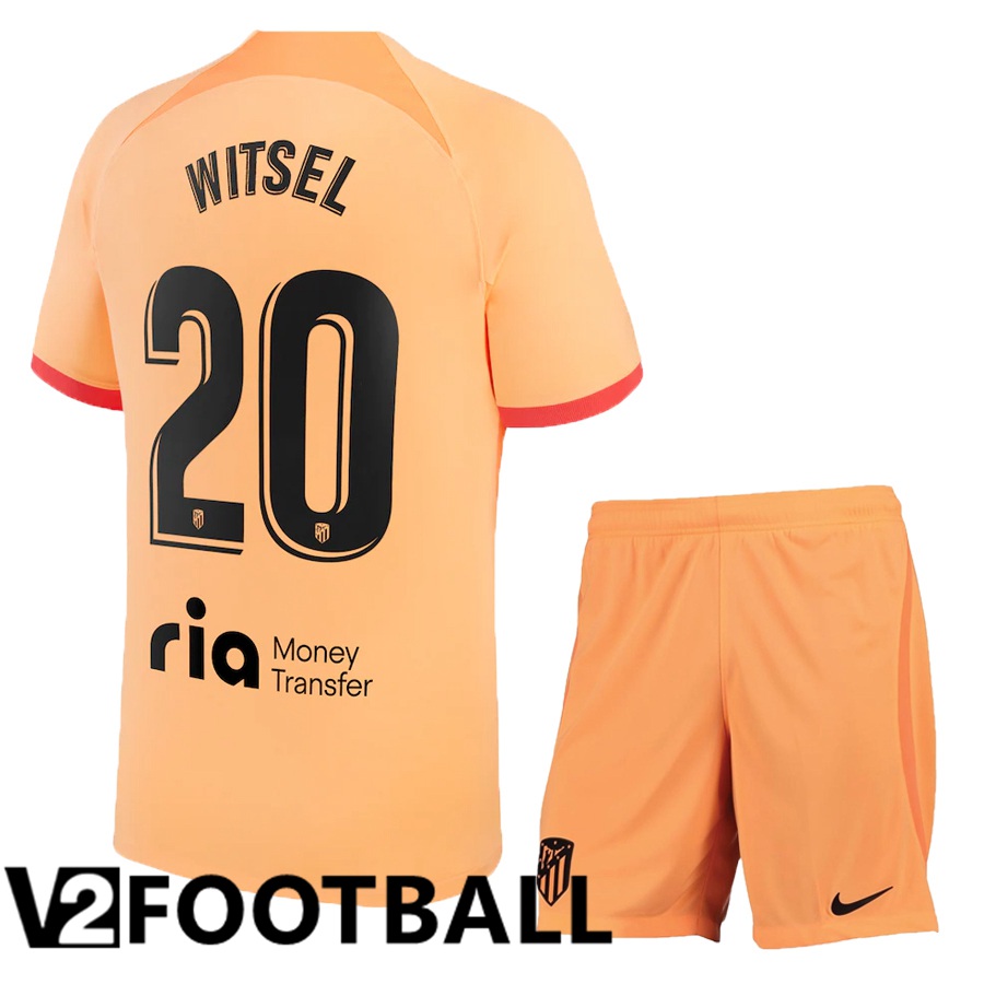 Atletico Madrid (Witsel 20) Kids Third Shirts 2022/2023