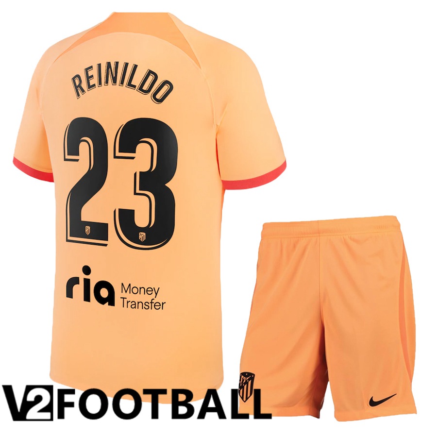 Atletico Madrid (Reinildo 23) Kids Third Shirts 2022/2023