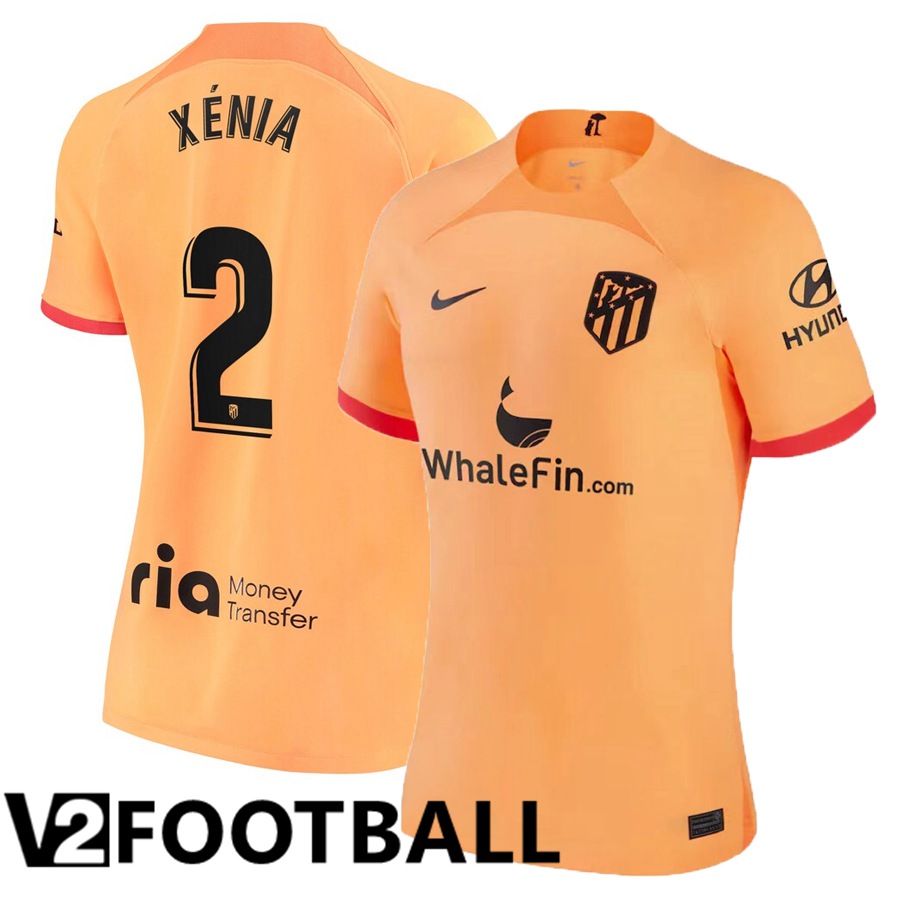 Atletico Madrid (Xénia 2) Womens Third Shirts 2022/2023