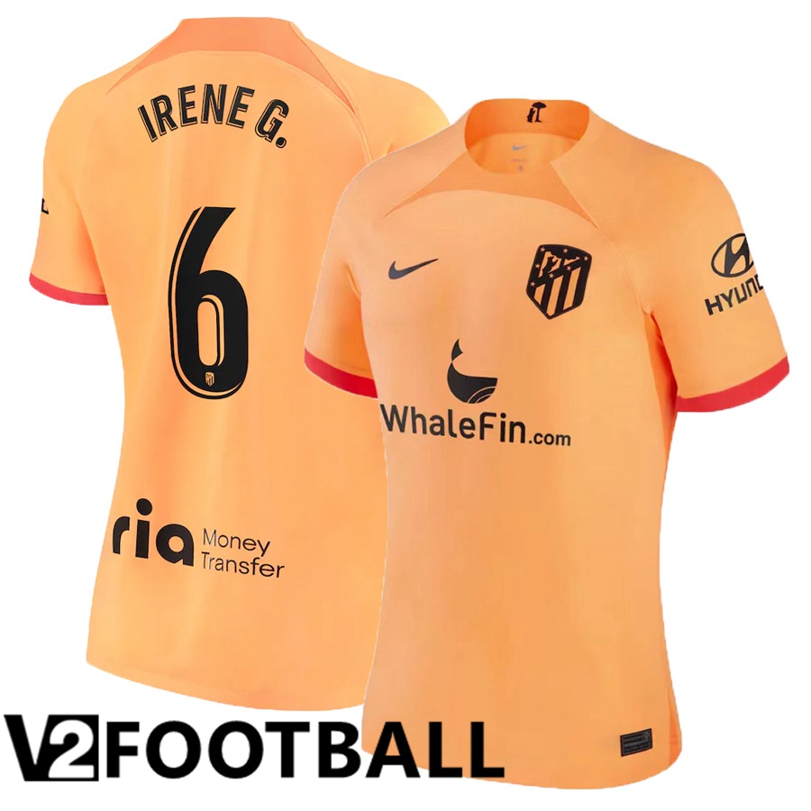 Atletico Madrid (Irene G.6) Womens Third Shirts 2022/2023