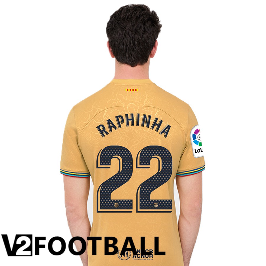 FC Barcelona (Raphinha 22) Away Shirts 2022/2023