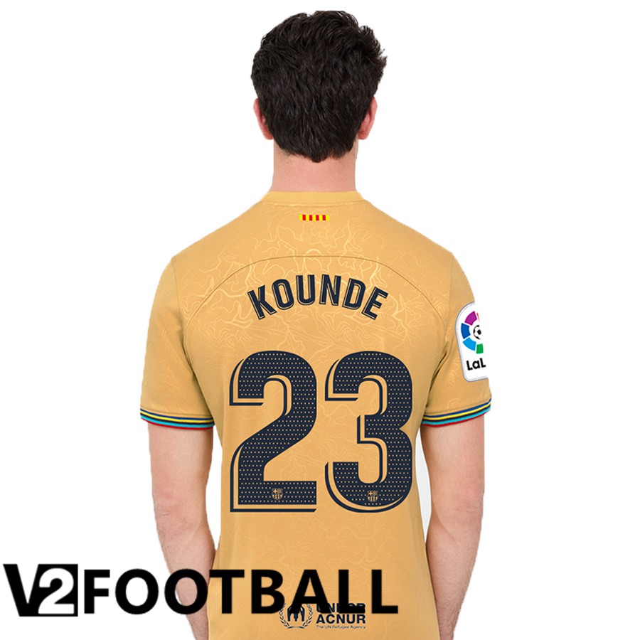 FC Barcelona (Kounde 23) Away Shirts 2022/2023