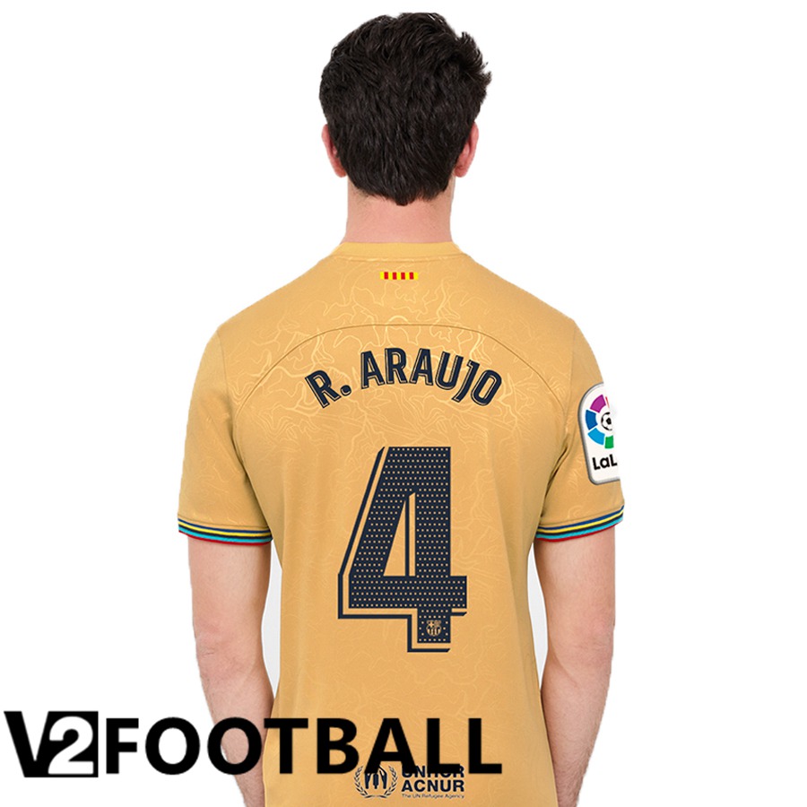 FC Barcelona (R.Araujo 4) Away Shirts 2022/2023