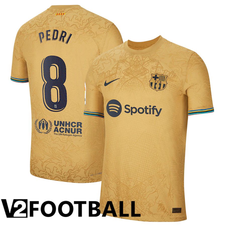 FC Barcelona (Pedri 8) Away Shirts 2022/2023