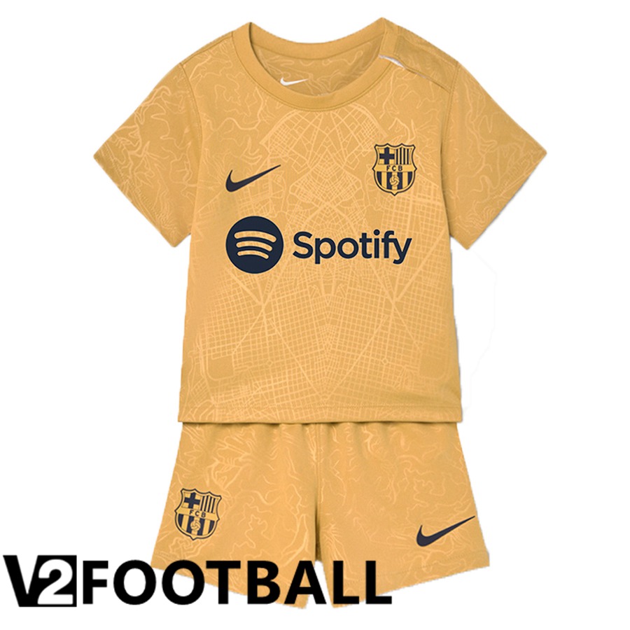FC Barcelona Kids Away Shirts 2022/2023
