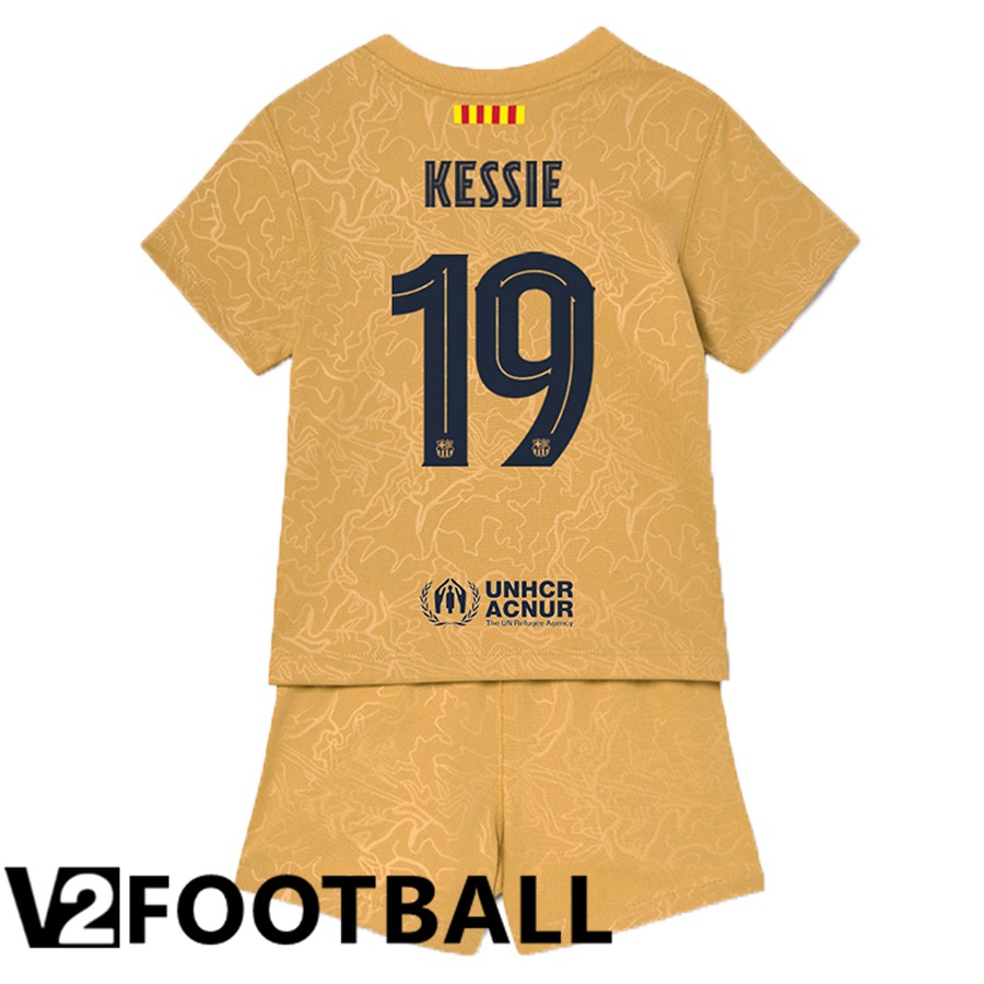 FC Barcelona (Kessie 19) Kids Away Shirts 2022/2023