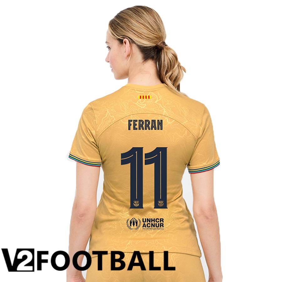 FC Barcelona (Ferran 11) Womens Away Shirts 2022/2023