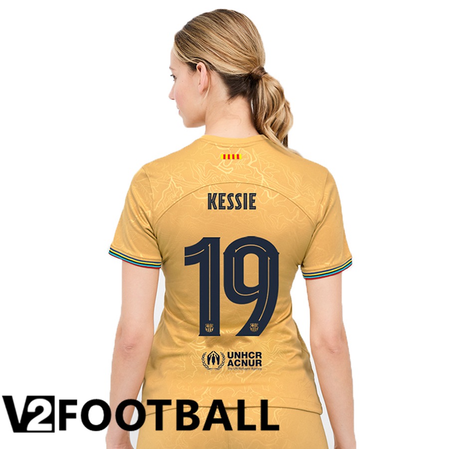 FC Barcelona (Kessie 19) Womens Away Shirts 2022/2023