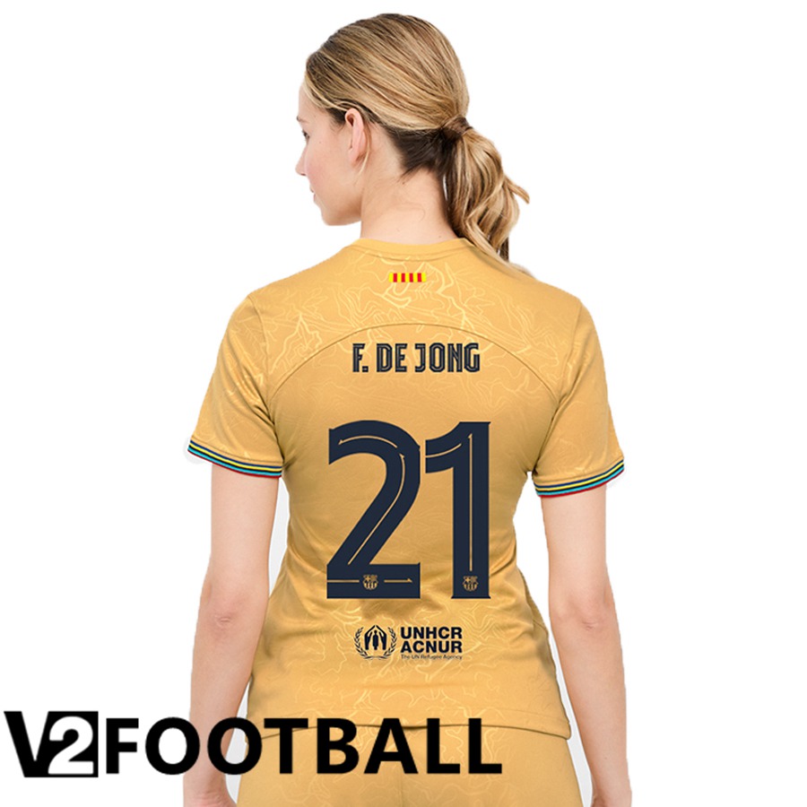 FC Barcelona (F.De Jong 21) Womens Away Shirts 2022/2023
