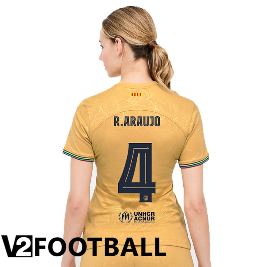 FC Barcelona (R.Araujo 4) Womens Away Shirts 2022/2023