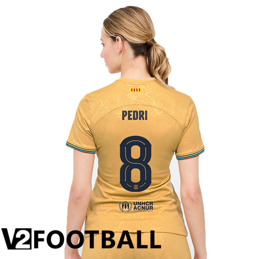 FC Barcelona (Pedri 8) Womens Away Shirts 2022/2023