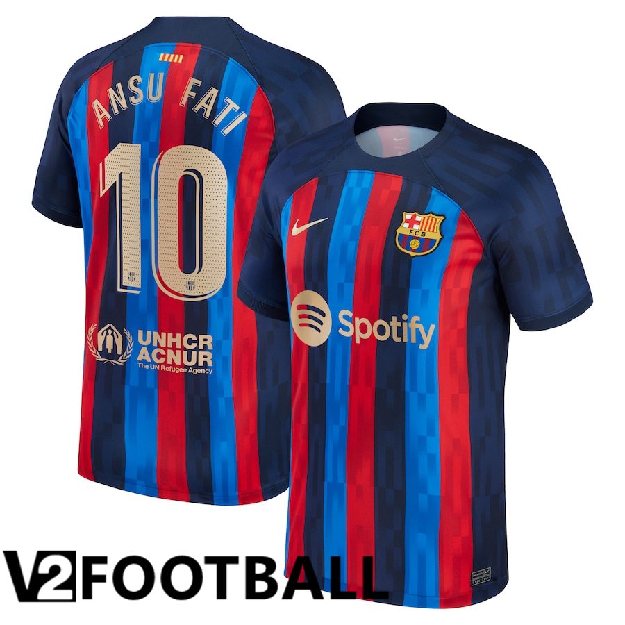 FC Barcelona (Ansu Fati 10) Home Shirts 2022/2023