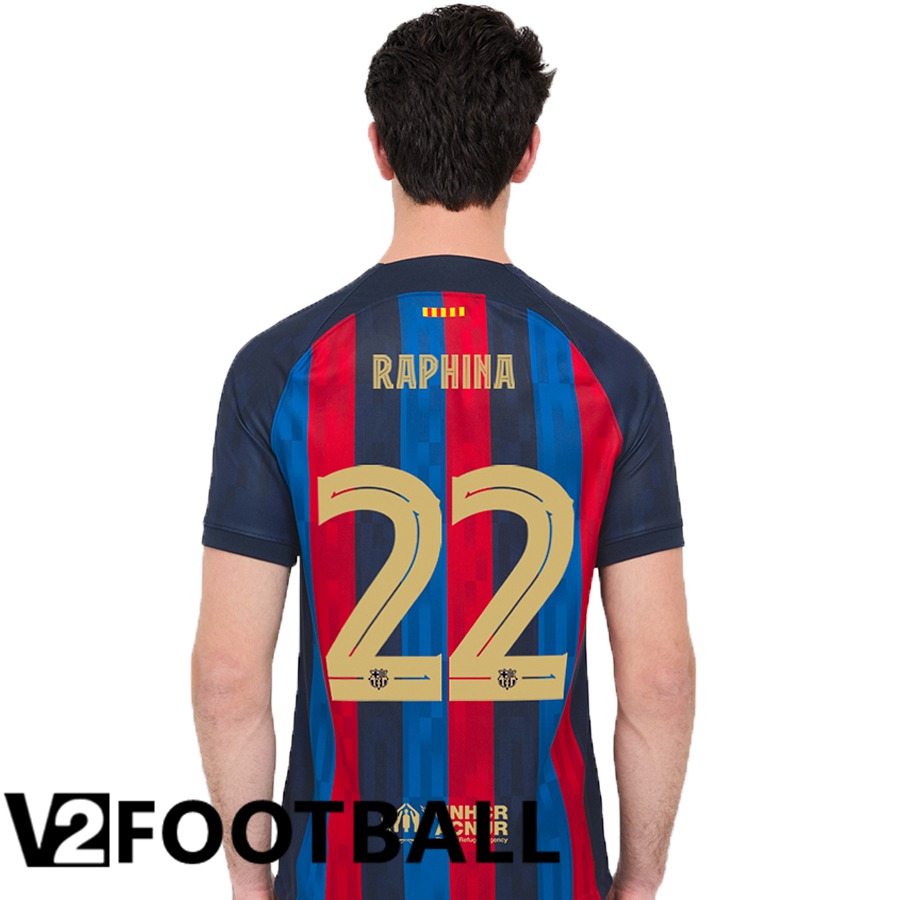 FC Barcelona (Raphinha 22) Home Shirts 2022/2023