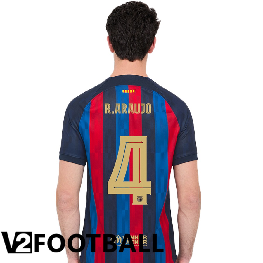 FC Barcelona (R.Araujo 4) Home Shirts 2022/2023